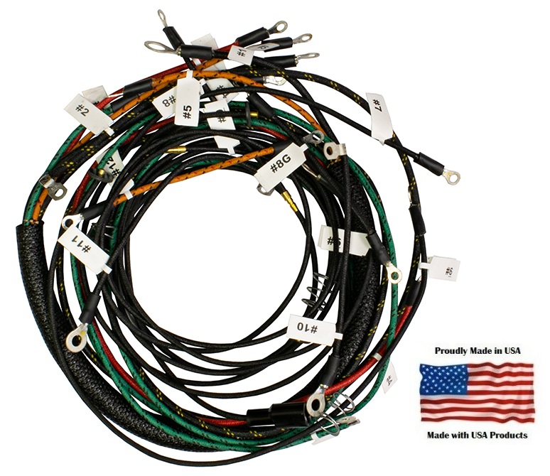 Wd Wire Graphics MMTractorParts.com: Complete Wiring Harness - Allis Chalmers WD WD45 ...